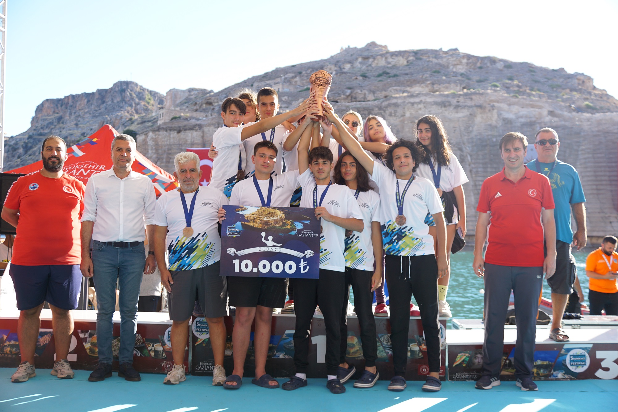 5'inci Uluslararası Rumkale Su Sporları Festivali'nin Yarışmaları Sonuçlandı