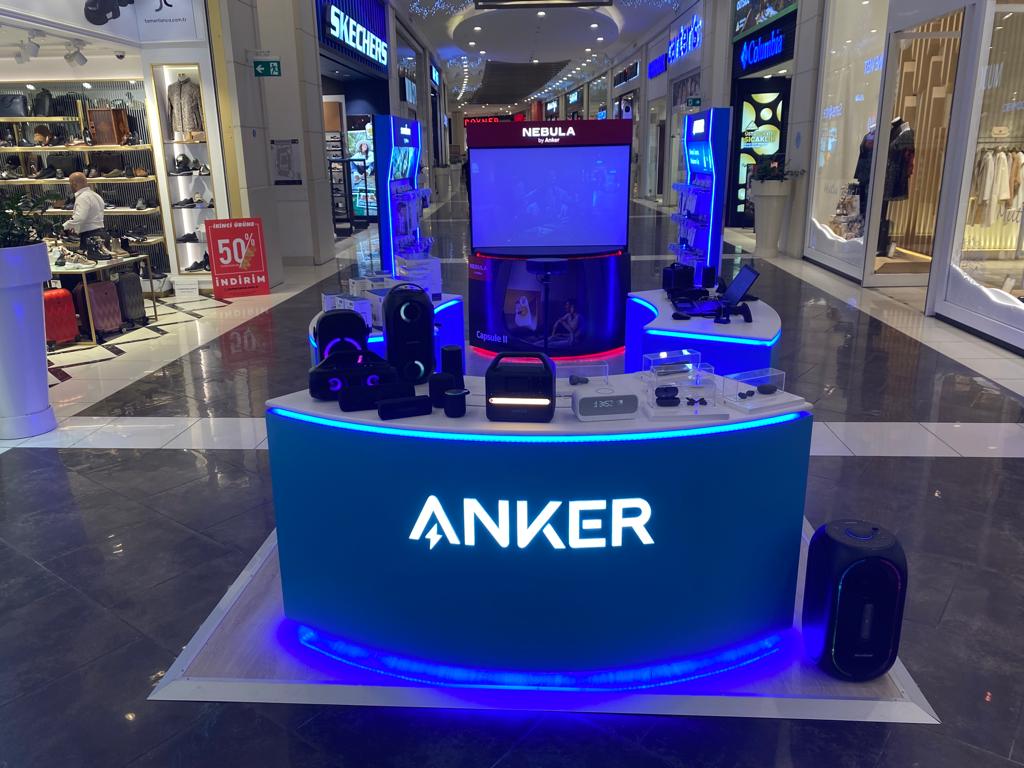 Anker, Türkiye’de Kiosk Konseptiyle İlk Kez Akasya AVM’de