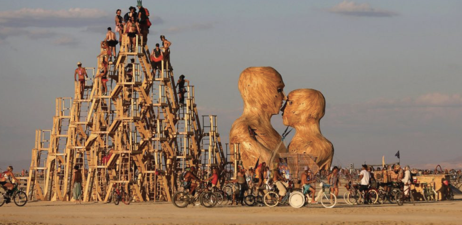 Nevada, Black Rock Çölü  Burning Man Festivali