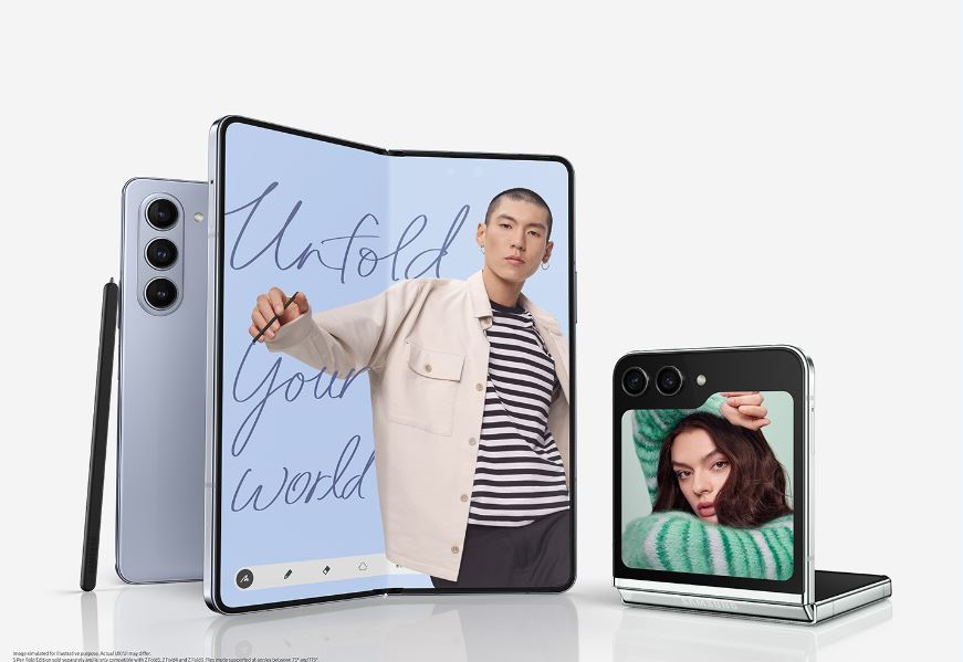 Samsung Galaxy Z Flip5 ve Galaxy Z Fold5: Çok yönlü, benzersiz bir deneyim