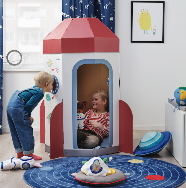 IKEA, yeni AFTONSPARV Koleksiyonu ile  çocukları en büyük oyun alanına uzayda oynamaya davet ediyor